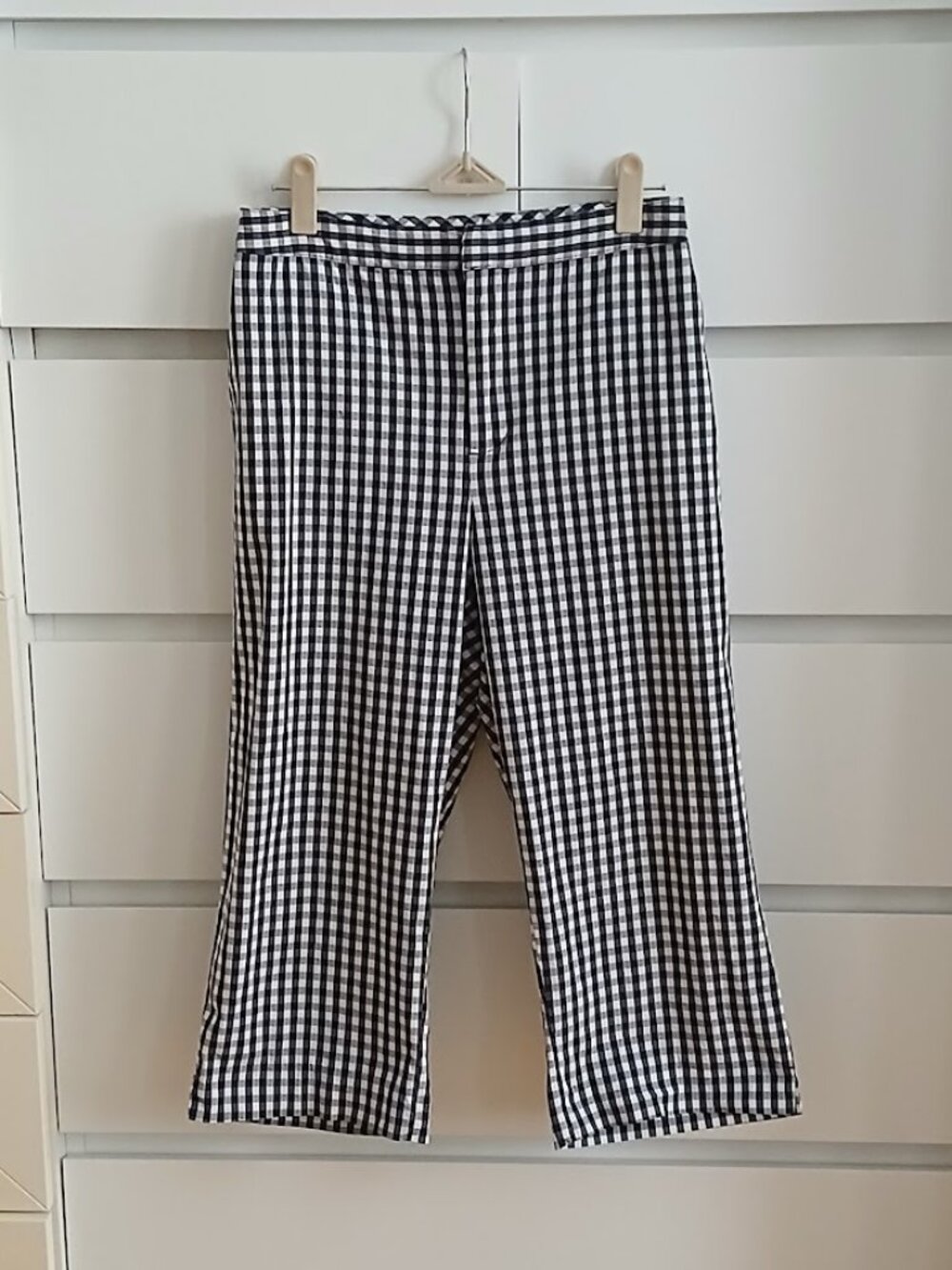 Chaps by Ralph Lauren - Cotton Stretch Gingham Capri Pant sz 12